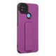 Newface Xiaomi Redmi 9C Kılıf Mega Standlı Silikon - Mor