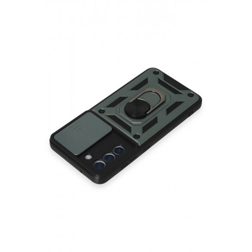 Newface Samsung Galaxy S21 FE Kılıf Pars Lens Yüzüklü Silikon - Yeşil Newface Samsung Galaxy S21 FE Kılıf Pars Lens Yüzüklü Silikon - Yeşil
