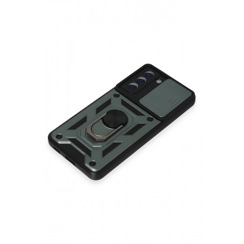 Newface Samsung Galaxy S21 FE Kılıf Pars Lens Yüzüklü Silikon - Yeşil Newface Samsung Galaxy S21 FE Kılıf Pars Lens Yüzüklü Silikon - Yeşil