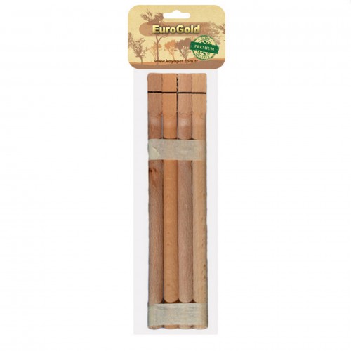 EuroGold Doğal Ahşap Tünek 40 cm 4'lü EuroGold Doğal Ahşap Tünek 40 cm 4'lü