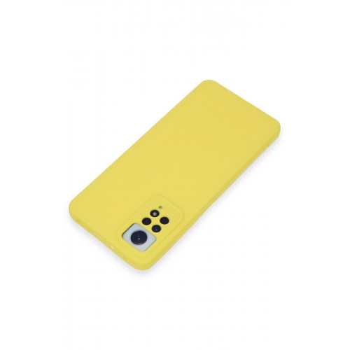 Newface Xiaomi Redmi Note 12 Pro 4G Kılıf Nano içi Kadife Silikon - Sarı Newface Xiaomi Redmi Note 12 Pro 4G Kılıf Nano içi Kadife Silikon - Sarı