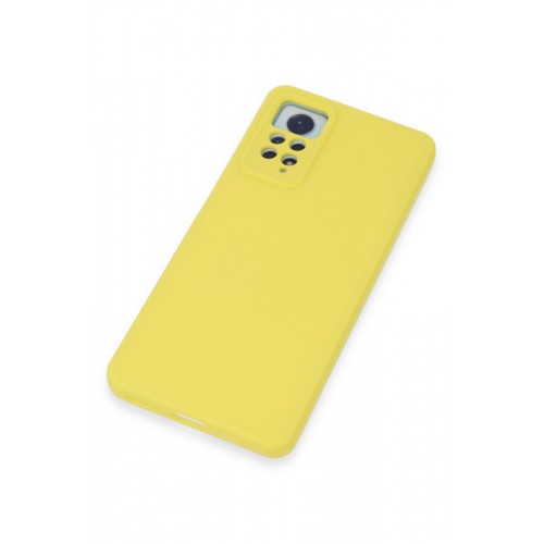 Newface Xiaomi Redmi Note 12 Pro 4G Kılıf Nano içi Kadife Silikon - Sarı Newface Xiaomi Redmi Note 12 Pro 4G Kılıf Nano içi Kadife Silikon - Sarı