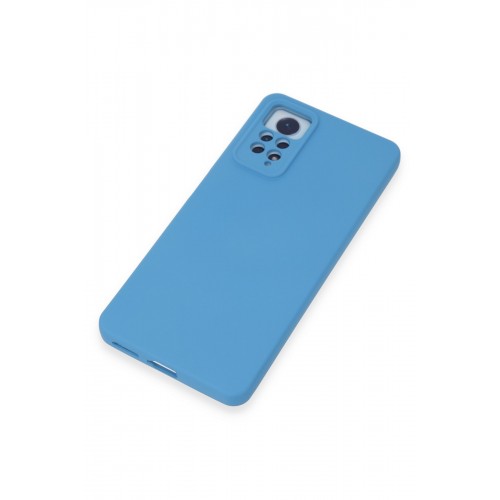 Newface Xiaomi Redmi Note 12 Pro 4G Kılıf Nano içi Kadife Silikon - Mavi Newface Xiaomi Redmi Note 12 Pro 4G Kılıf Nano içi Kadife Silikon - Mavi