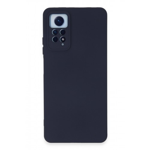 Newface Xiaomi Redmi Note 12 Pro 4G Kılıf Nano içi Kadife Silikon - Lacivert Newface Xiaomi Redmi Note 12 Pro 4G Kılıf Nano içi Kadife Silikon - Lacivert