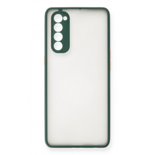 Newface Oppo Reno 4 Pro Kılıf Montreal Silikon Kapak - Yeşil Newface Oppo Reno 4 Pro Kılıf Montreal Silikon Kapak - Yeşil