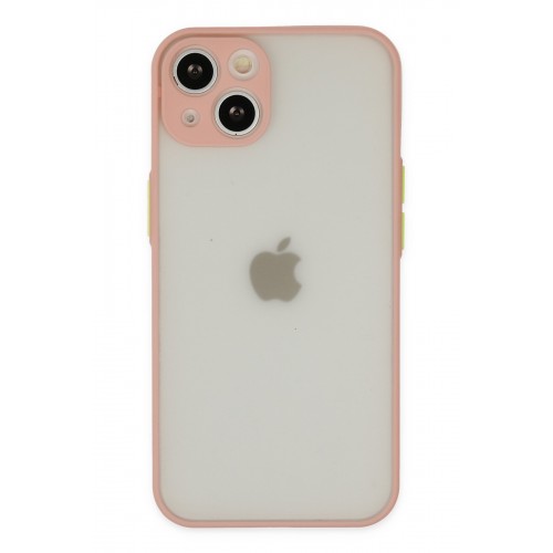 Newface iPhone 14 Kılıf Montreal Silikon Kapak - Pembe