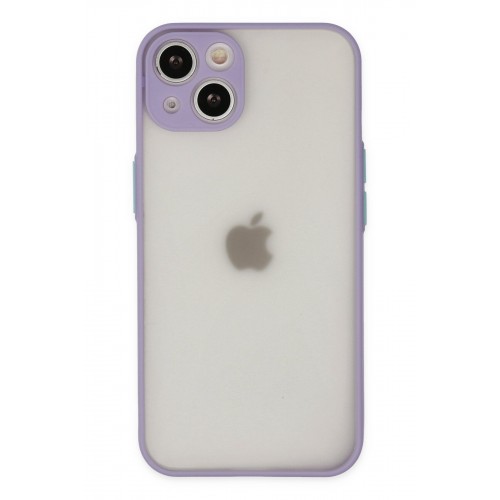 Newface iPhone 14 Kılıf Montreal Silikon Kapak - Mor
