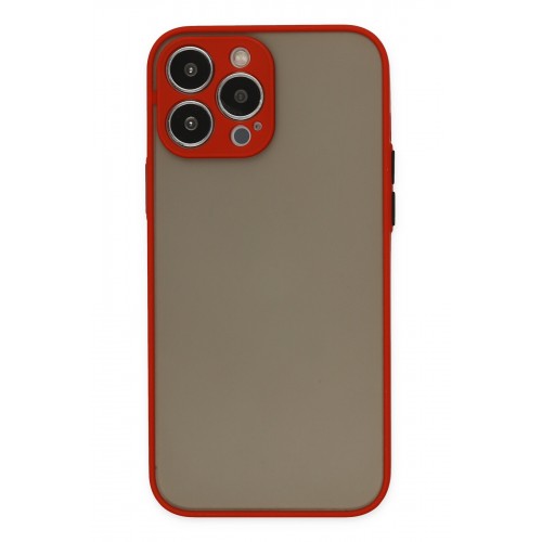 Newface iPhone 14 Pro Kılıf Montreal Silikon Kapak - Kırmızı Newface iPhone 14 Pro Kılıf Montreal Silikon Kapak - Kırmızı