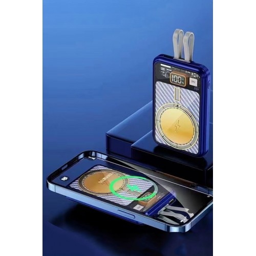 Newface MAG101 10.000 mAh Magneticsafe Powerbank - Mavi Newface MAG101 10.000 mAh Magneticsafe Powerbank - Mavi