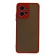Newface Xiaomi Redmi Note 12 4G Kılıf Montreal Silikon Kapak - Kırmızı