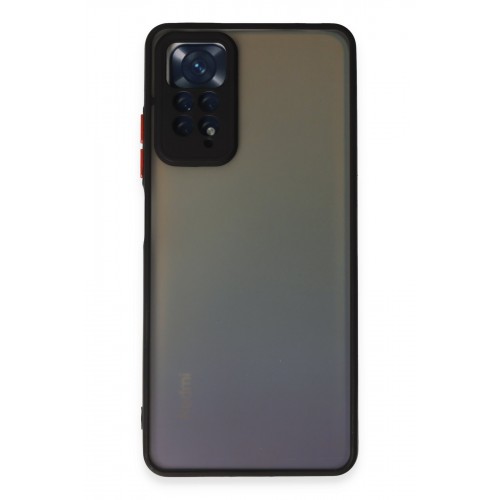 Newface Xiaomi Redmi Note 12 Pro 4G Kılıf Montreal Silikon Kapak - Siyah