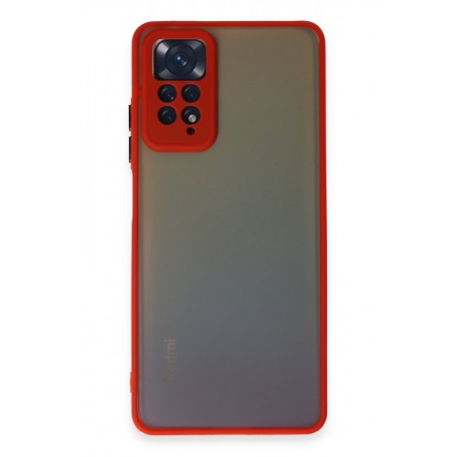 Newface Xiaomi Redmi Note 12 Pro 4G Kılıf Montreal Silikon Kapak - Kırmızı