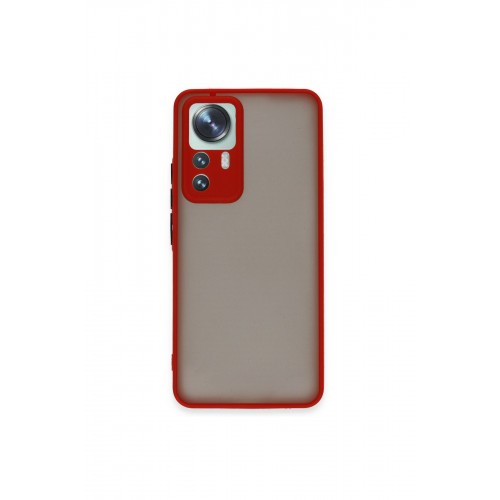Newface Xiaomi Mi 12T Kılıf Montreal Silikon Kapak - Kırmızı Newface Xiaomi Mi 12T Kılıf Montreal Silikon Kapak - Kırmızı