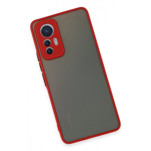 Newface Xiaomi Mi 12 Lite Kılıf Montreal Silikon Kapak - Kırmızı Newface Xiaomi Mi 12 Lite Kılıf Montreal Silikon Kapak - Kırmızı