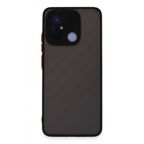 Newface Xiaomi Redmi 12C Kılıf Montreal Silikon Kapak - Siyah