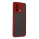Newface Xiaomi Redmi 12C Kılıf Montreal Silikon Kapak - Kırmızı
