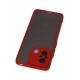 Newface Xiaomi Redmi 12C Kılıf Montreal Silikon Kapak - Kırmızı