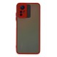 Newface Xiaomi Redmi Note 12S Kılıf Montreal Silikon Kapak - Kırmızı
