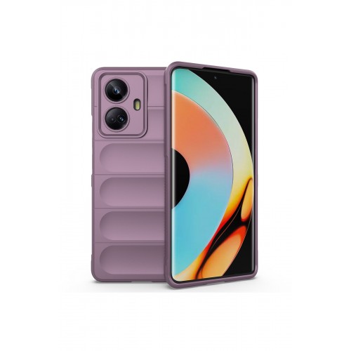Newface Realme 10 Pro 5G Kılıf Optimum Silikon - Mor Newface Realme 10 Pro 5G Kılıf Optimum Silikon - Mor
