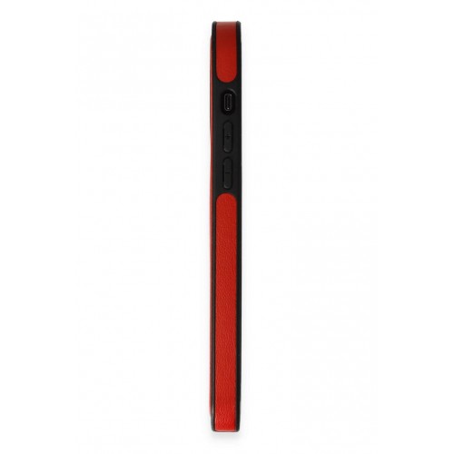 Newface iPhone 14 Pro Kılıf Ozzi Magsafe Deri Kapak - Kırmızı Newface iPhone 14 Pro Kılıf Ozzi Magsafe Deri Kapak - Kırmızı