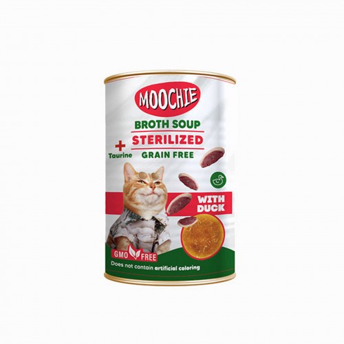 Moochie Et Suyu Çorba Ördekli Kısır.Kedi 135ML Moochie Et Suyu Çorba Ördekli Kısır.Kedi 135ML