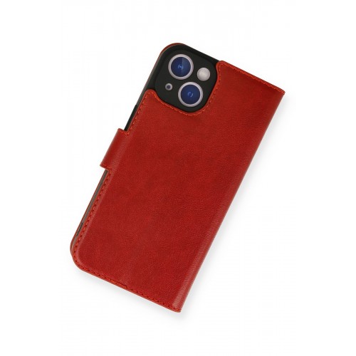 Newface iPhone 14 Kılıf Trend S Plus Kapaklı Kılıf - Kırmızı Newface iPhone 14 Kılıf Trend S Plus Kapaklı Kılıf - Kırmızı