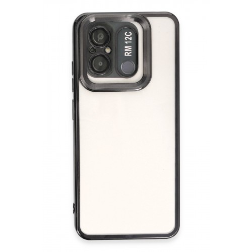Newface Xiaomi Redmi 12C Kılıf Slot Silikon - Siyah Newface Xiaomi Redmi 12C Kılıf Slot Silikon - Siyah