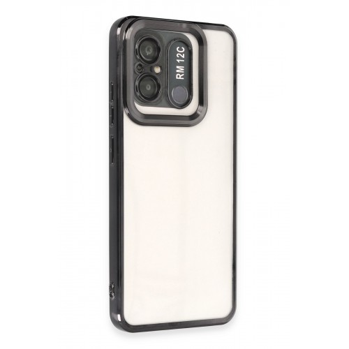 Newface Xiaomi Redmi 12C Kılıf Slot Silikon - Siyah Newface Xiaomi Redmi 12C Kılıf Slot Silikon - Siyah