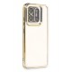 Newface Xiaomi Redmi 12C Kılıf Slot Silikon - Gold Newface Xiaomi Redmi 12C Kılıf Slot Silikon - Gold