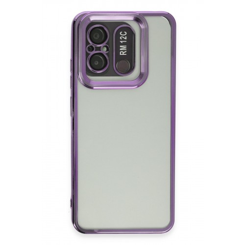 Newface Xiaomi Redmi 12C Kılıf Slot Silikon - Mor Newface Xiaomi Redmi 12C Kılıf Slot Silikon - Mor