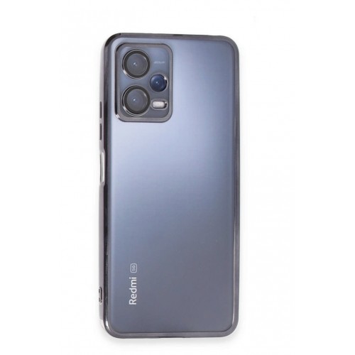Newface Xiaomi Redmi Note 12 5G Kılıf Razer Lensli Silikon - Siyah