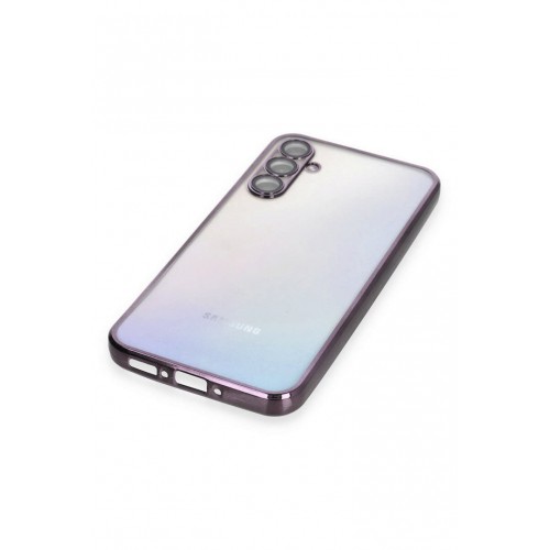 Newface Samsung Galaxy A34 5G Kılıf Razer Lensli Silikon - Mor Newface Samsung Galaxy A34 5G Kılıf Razer Lensli Silikon - Mor