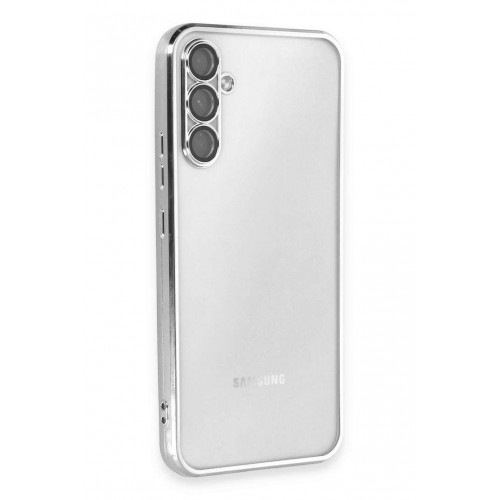 Newface Samsung Galaxy A54 5G Kılıf Razer Lensli Silikon - Gümüş Newface Samsung Galaxy A54 5G Kılıf Razer Lensli Silikon - Gümüş