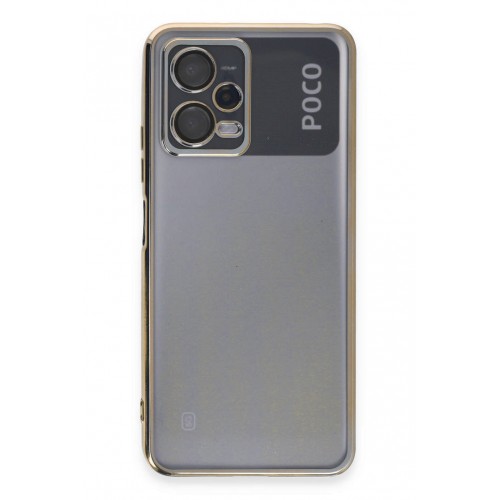 Newface Xiaomi Poco X5 5G Kılıf Razer Lensli Silikon - Gold Newface Xiaomi Poco X5 5G Kılıf Razer Lensli Silikon - Gold