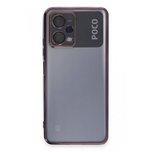 Newface Xiaomi Poco X5 5G Kılıf Razer Lensli Silikon - Mor Newface Xiaomi Poco X5 5G Kılıf Razer Lensli Silikon - Mor