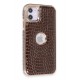 Newface iPhone 11 Kılıf Snake Kapak - Kahverengi Newface iPhone 11 Kılıf Snake Kapak - Kahverengi