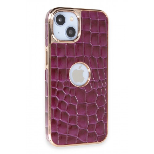 Newface iPhone 13 Kılıf Snake Kapak - Derin Mor Newface iPhone 13 Kılıf Snake Kapak - Derin Mor