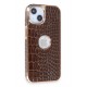 Newface iPhone 13 Kılıf Snake Kapak - Kahverengi Newface iPhone 13 Kılıf Snake Kapak - Kahverengi