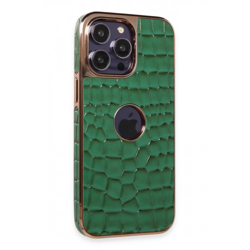Newface iPhone 14 Pro Max Kılıf Snake Kapak - Koyu Yeşil Newface iPhone 14 Pro Max Kılıf Snake Kapak - Koyu Yeşil