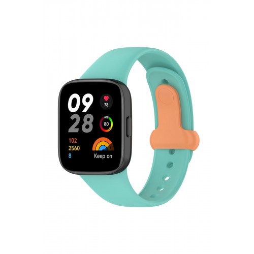 Newface Xiaomi Redmi Watch 3 Origin Silikon Kordon - Turkuaz Newface Xiaomi Redmi Watch 3 Origin Silikon Kordon - Turkuaz