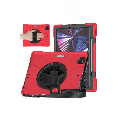 Newface iPad Pro 12.9 (2020) Kılıf Amazing Tablet Kapak - Kırmızı Newface iPad Pro 12.9 (2020) Kılıf Amazing Tablet Kapak - Kırmızı