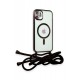 Newface iPhone 11 Kılıf Divo Lazer Askılı Magsafe Kapak - Siyah Newface iPhone 11 Kılıf Divo Lazer Askılı Magsafe Kapak - Siyah