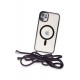 Newface iPhone 11 Kılıf Divo Lazer Askılı Magsafe Kapak - Derin Mor Newface iPhone 11 Kılıf Divo Lazer Askılı Magsafe Kapak - Derin Mor