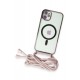 Newface iPhone 11 Kılıf Divo Lazer Askılı Magsafe Kapak - Pembe Newface iPhone 11 Kılıf Divo Lazer Askılı Magsafe Kapak - Pembe