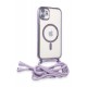 Newface iPhone 11 Kılıf Divo Lazer Askılı Magsafe Kapak - Lila Newface iPhone 11 Kılıf Divo Lazer Askılı Magsafe Kapak - Lila