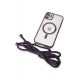 Newface iPhone 12 Kılıf Divo Lazer Askılı Magsafe Kapak - Derin Mor Newface iPhone 12 Kılıf Divo Lazer Askılı Magsafe Kapak - Derin Mor