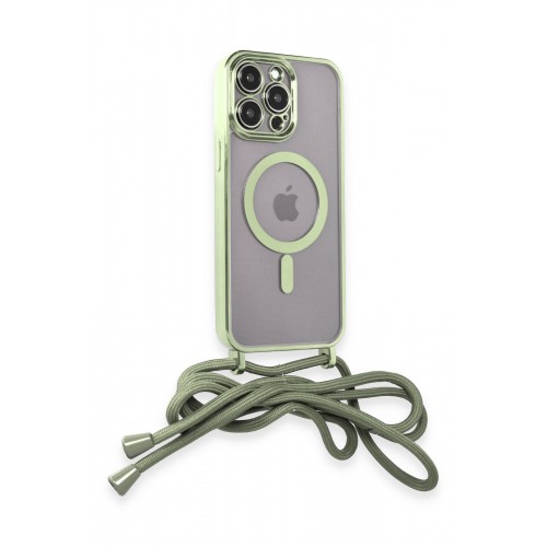 Newface iPhone 12 Pro Kılıf Divo Lazer Askılı Magsafe Kapak - Koyu Yeşil Newface iPhone 12 Pro Kılıf Divo Lazer Askılı Magsafe Kapak - Koyu Yeşil