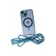 Newface iPhone 13 Kılıf Divo Lazer Askılı Magsafe Kapak - Sierra Blue