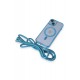 Newface iPhone 13 Kılıf Divo Lazer Askılı Magsafe Kapak - Sierra Blue