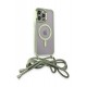 Newface iPhone 14 Pro Kılıf Divo Lazer Askılı Magsafe Kapak - Koyu Yeşil Newface iPhone 14 Pro Kılıf Divo Lazer Askılı Magsafe Kapak - Koyu Yeşil
